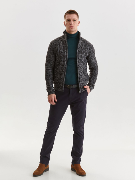Кофта чоловіча Top Secret SSW3414SZ L Сіра (5903411417809) - зображення 3