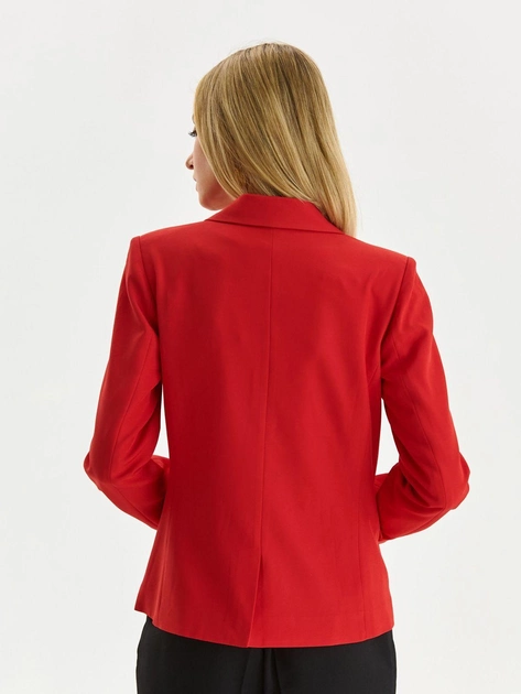 Піджак подовжений жіночий Top Secret SZK0687CE 34 Red (5903411462045) - зображення 2