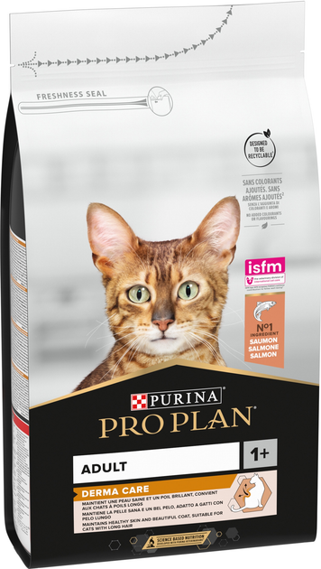 Сухой корм для взрослых кошек Purina Pro Plan Adult 1+ Derma Care для ...