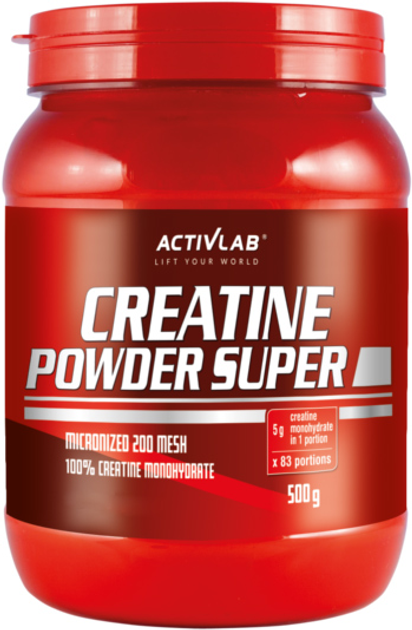 Kreatyna ActivLab Creatine Powder Super 500 g Jar (5907368812557) - obraz 1