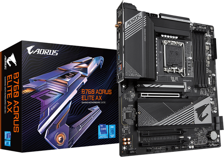 Материнская плата Gigabyte B760 Aorus Elite AX (s1700, Intel B760, PCI-Ex16) - изображение 5