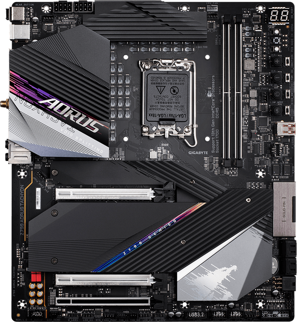 Материнская плата Gigabyte Z790 Aorus Tachyon (s1700, Intel Z790, PCI ...