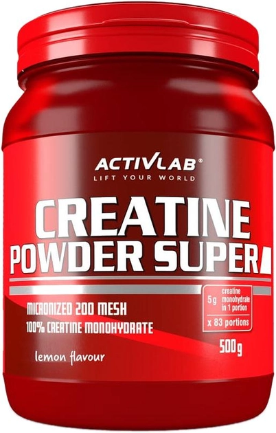 Креатин ActivLab Creatine Powder Super 500 г Лимон (5907368875033) - зображення 1