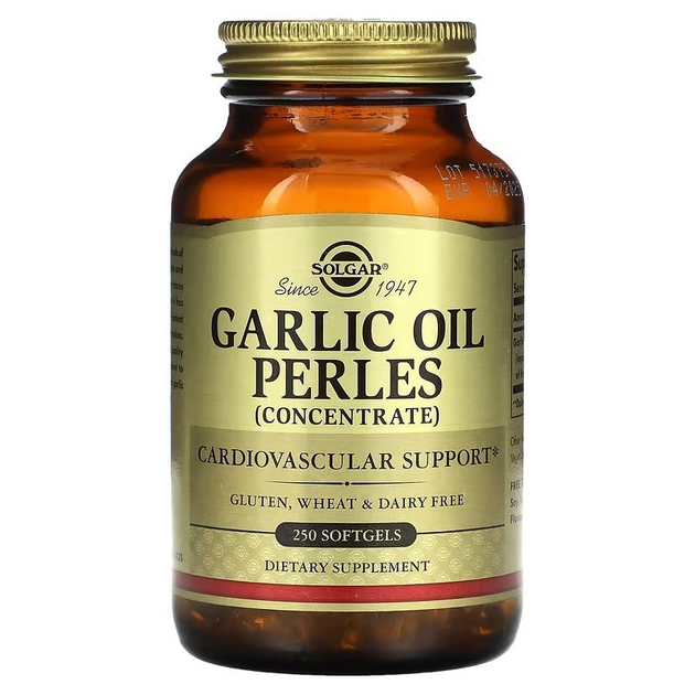 Концентрат чесночного масла Solgar, Garlic Oil Perles, (Concentrate ...