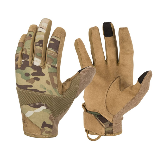 Рукавички Range Tactical Gloves Hard Helikon-Tex MultiCam/Coyote S - зображення 1