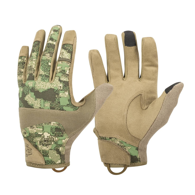 Рукавички Range Tactical Gloves Hard Helikon-Tex PenCott WildWood/Coyote 2XL Тактичні - зображення 1