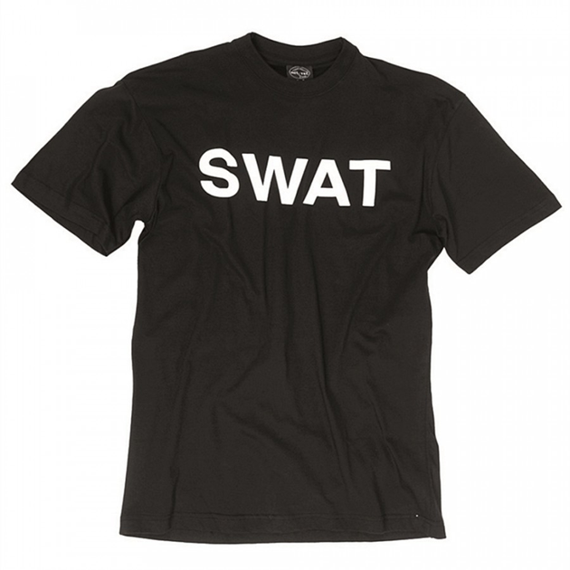 Футболка чоловіча Swat Mil-Tec Black 2XL - зображення 1