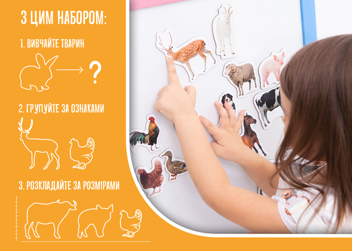 Набір магнітів Magdum Ферма реалістичні (ML4031-04) (4820215152099) - зображення 10