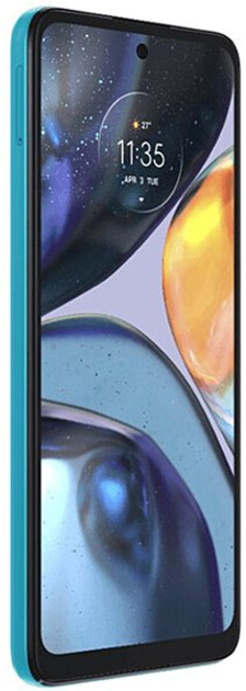 Мобільний телефон Motorola Moto G22 4/64GB Iceberg Blue (PATW0026PL) - зображення 3
