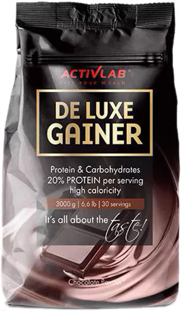 ActivLab De Luxe Gainer 3000 g Chocolate (5903163600344) - obraz 1