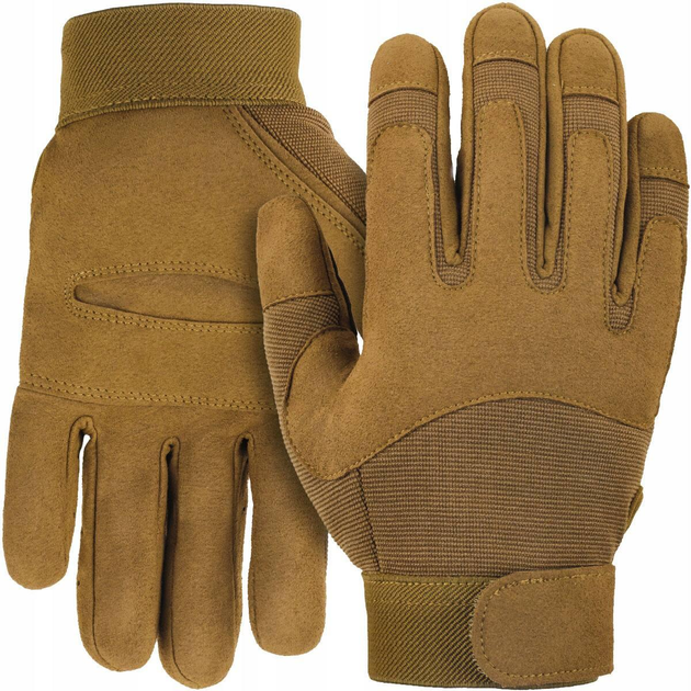 Тактичні рукавички Army Mil-Tec® Dark Coyote L - зображення 1