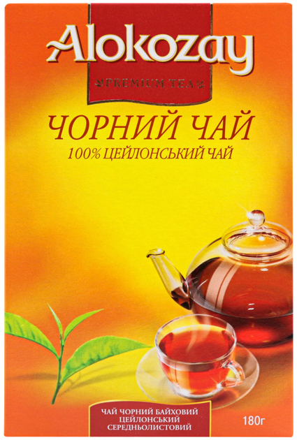 Акція на Чай чорний Alokozay Tea Листовий 180 г від Rozetka