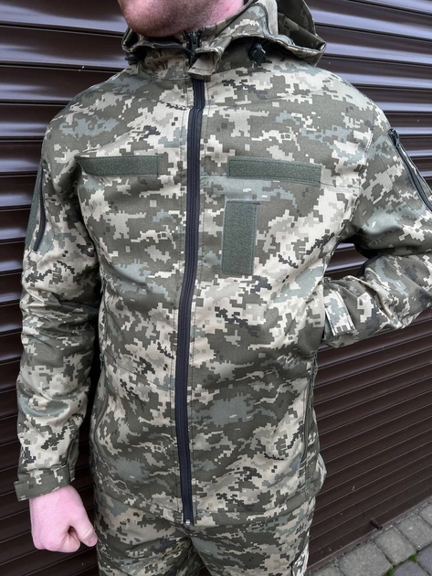 Тактична куртка Гретта літня піксель Premium, Куртка піксель, Куртка літня Піксель ВСУ 48р. - зображення 2