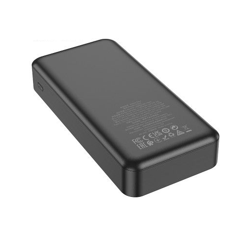 Повербанк Power Bank портативное зарядное УМБ Hoco J102A 20000 mAh USB Type-C 20Вт QC black - изображение 2