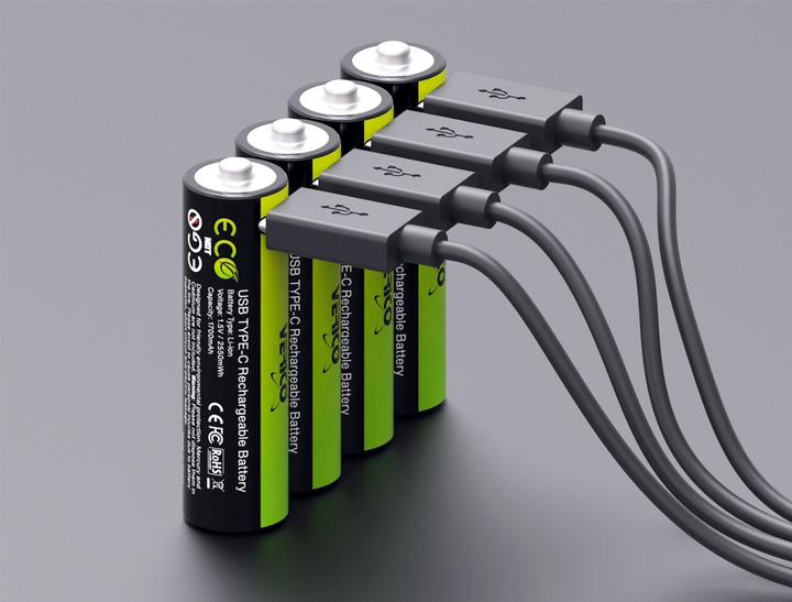 Аккумуляторная батарея Verico Loop Energy AA USB Type-C 2550mWh/1700mAh ...
