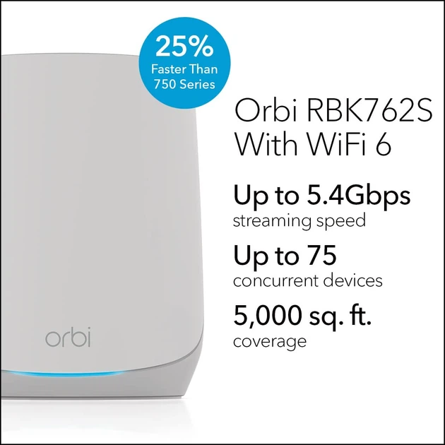 Router Netgear Orbi RBK762S (RBK762S-100EUS) - obraz 3