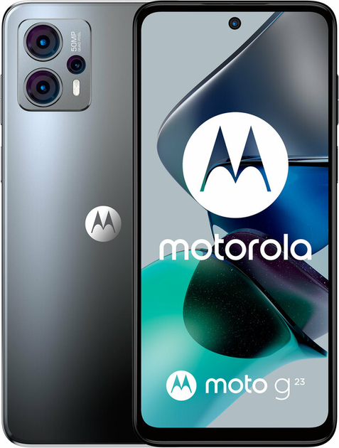 Smartfon Motorola Moto G23 4/128GB Matte Charcoal (PAX20038PL) (bez ładowarki) - obraz 1