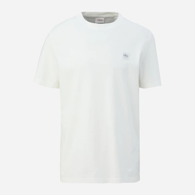 T-shirt męski basic s.Oliver 2129866-0120 L Biały (4099972670706) - obraz 4