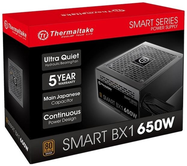 Zasilacz Thermaltake Smart BX1 650W (PS-SPD-0650NNSABE-1) - obraz 12