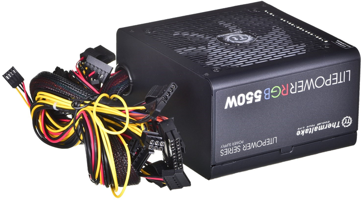 Zasilacz Thermaltake Litepower RGB 550W (PS-LTP-0550NHSANE-1) - obraz 5