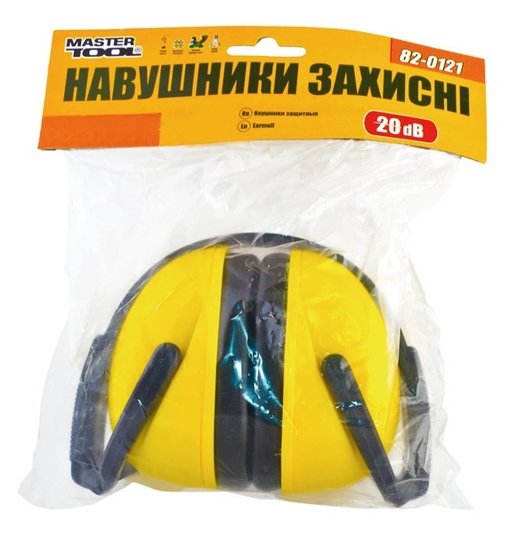Наушники защитные MASTERTOOL GM шумопонижающие с усиленной складной дужкой (82-0121) - Фото 2 Наушники защитные MASTERTOOL GM шумопонижающие с усиленной складной дужкой (82-0121) - изображение 2