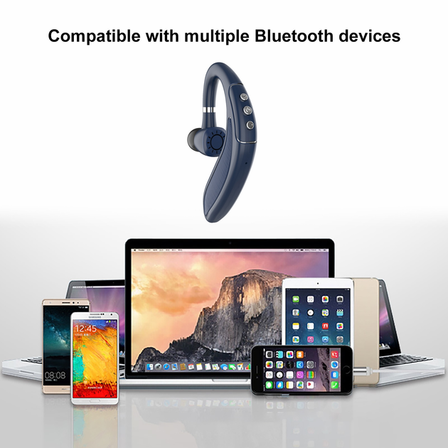 Бездротовий Bluetooth навушник-гарнітура поворотний Bakeey H180 для правого та лівого вуха DSP CVC6.0 шумозаглушення NFC 150 мАг - Фото 7 Бездротовий Bluetooth навушник-гарнітура поворотний Bakeey H180 для правого та лівого вуха DSP CVC6.0 шумозаглушення NFC 150 мАг - зображення 7