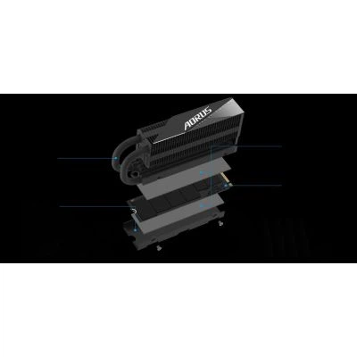 SSD накопитель Gigabyte Aorus Gen5 10000 2tb m.2 2280 (ag510k2tb) - изображение 7