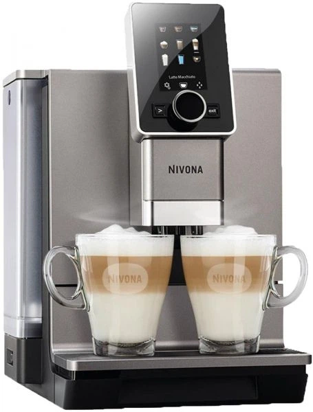 Кавомашина nivona CafeRomatica, 2,2л, зерно+мол., автомат.капуч, аторецептів-9, сірий nicr930 - зображення 2
