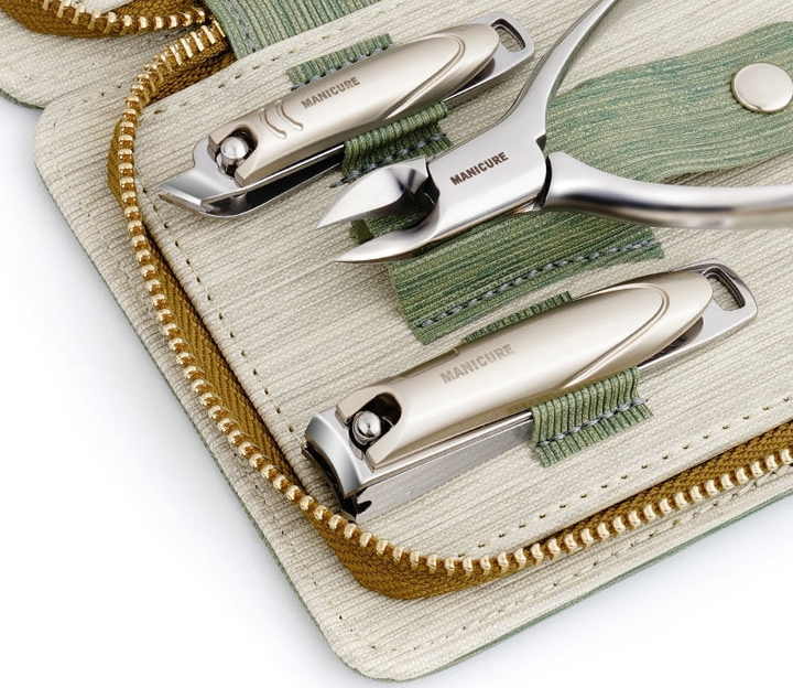 Набор для маникюра и педикюра makeup Manicure Set из нержавеющей стали в сумке 9 предметов - Фото 3 Набор для маникюра и педикюра makeup Manicure Set из нержавеющей стали в сумке 9 предметов - изображение 3