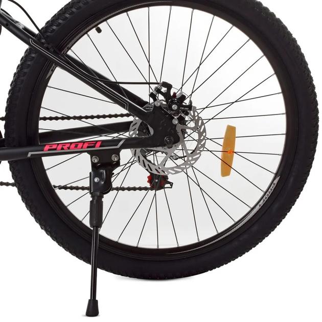 Велосипед "BELLE" PROF1 G26BELLE A26.2 26 д. Алюм.рама 17", SHIMANO 21SP, алюм., DB, FW TZ500, черно-малиновый - изображение 5