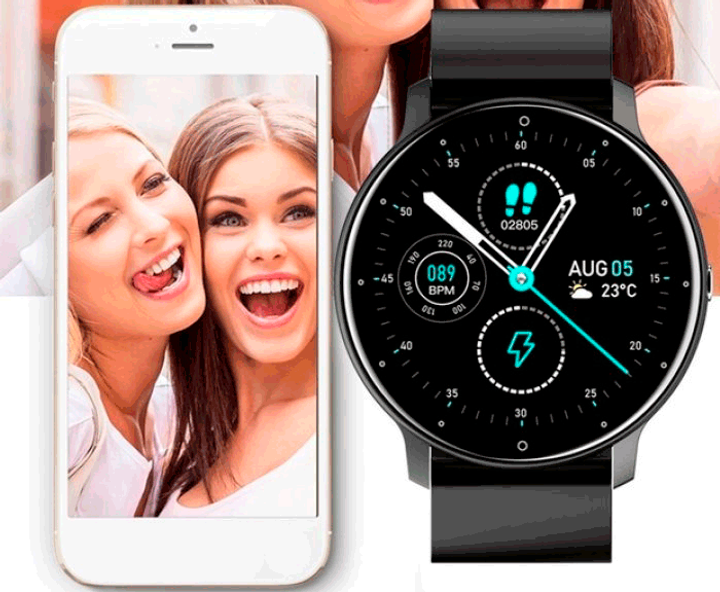 Мужские часы UWatch Smart Classic Black - изображение 9