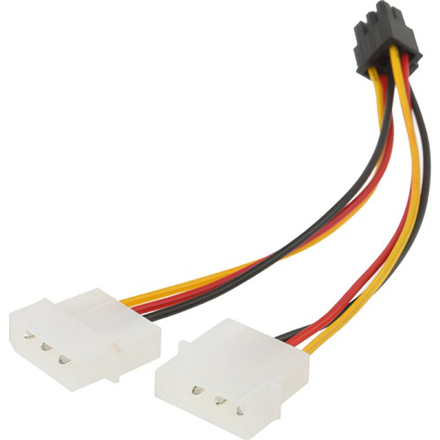 Кабель питания для видеокарты 6-pin to 2x4-pin F Molex Value S0111 ...