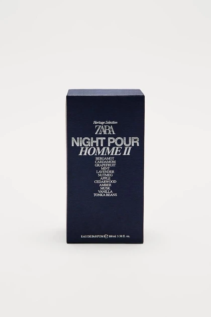 Парфумована вода для чоловіків ZARA NIGHT POUR HOMME II 100ML - изображение 3