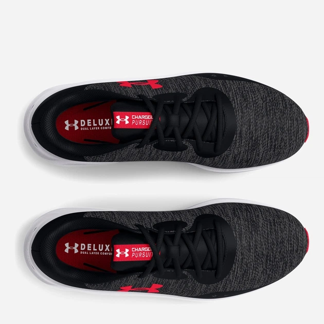 Buty do biegania męskie Under Armour Charged Pursuit 3 Twist 3025945-002 44.5 (10.5US) 28.5 cm Czarne (195253651731) - obraz 4