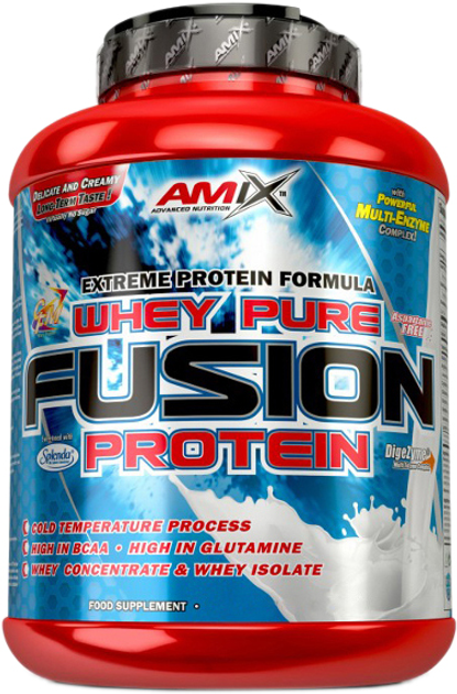 Protein Amix Whey Pro Fusion 2300 g Banan (8594159532984) - obraz 1