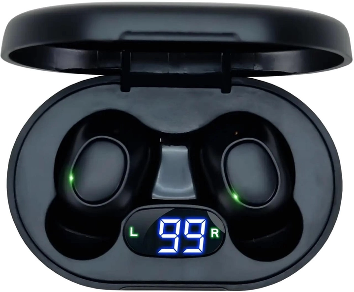 Слуховий апарат Cleartone V100 з двома TWS навушниками та портативним боксом для зарядки Black - зображення 2