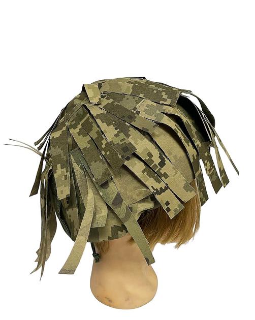 Кавер, чехол на каску маскировочный Кикимора, размер XL - изображение 2