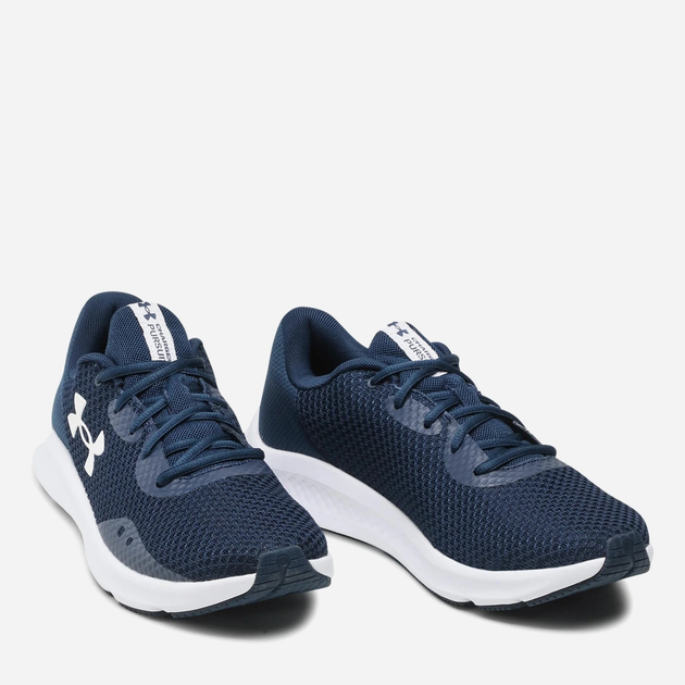 Чоловічі кросівки для бігу Under Armour Charged Pursuit 3 3024878-401 42.5 (9US) 27 см Сині (195252758516) - зображення 2