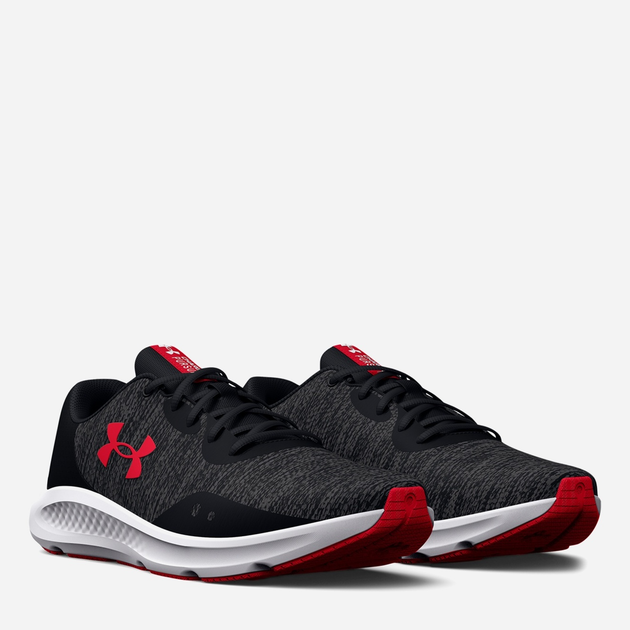 Чоловічі кросівки для бігу Under Armour Charged Pursuit 3 Twist 3025945-002 43 (9.5US) 27.5 см Чорні (195253652257) - зображення 2