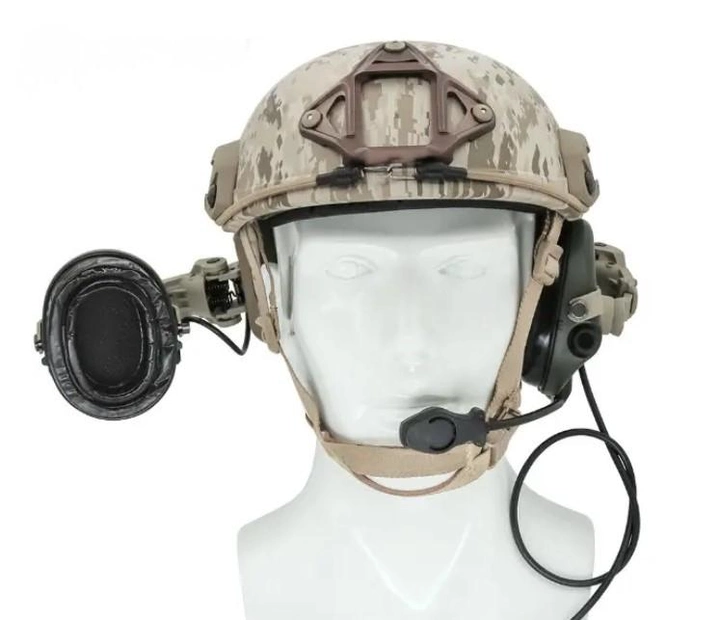 Комплект Активные наушники Walker's Razor Slim Multicam + крепления на шлем "Чебурашка" Олива - изображение 2