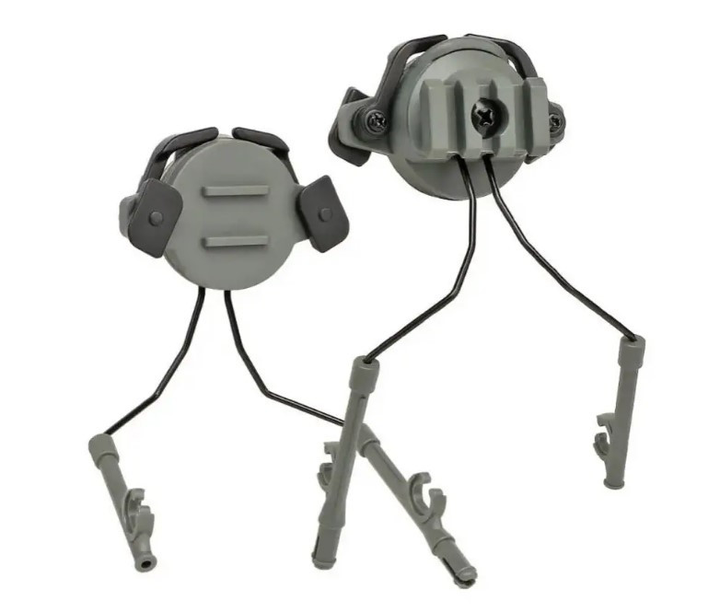 Кріплення на шолом для активних навушників Walker's, Howard, адаптер rail kit, колір Олива - зображення 1