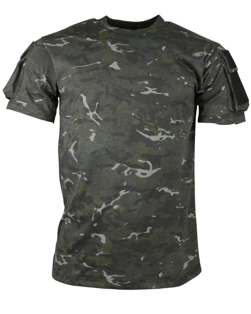 Футболка тактична KOMBAT UK TACTICAL T-SHIRT Мультикам чорний (kb-tts-blk) - зображення 2