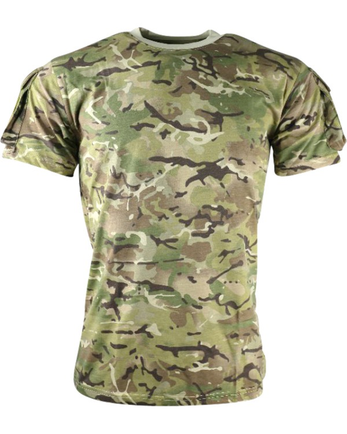 Футболка тактична KOMBAT UK TACTICAL T-SHIRT S мультікам (kb-tts-btp) - изображение 1