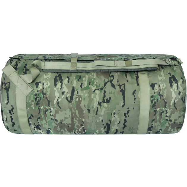 Тактична сумка баул із водонепроникної тканини Bagland 110 л баул-рюкзак кольору мультикам - зображення 2