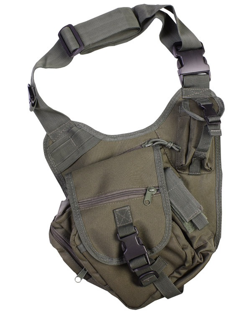 Сумка на плечі KOMBAT Tactical Shoulder Bag 7ltr Uni оливкова (kb-tsb-olgr) - зображення 1