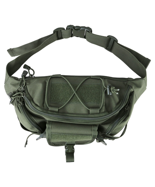 Сумка на пояс KOMBAT Tactical Waist Bag Uni оливковий (kb-twb-olgr) - зображення 1