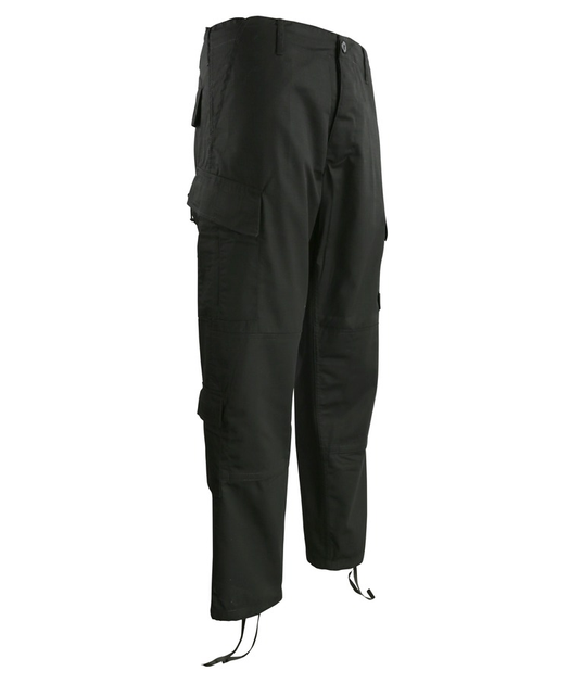 Штани тактичні KOMBAT UK ACU Trousers XL чорний (kb-acut-plblk) - зображення 1