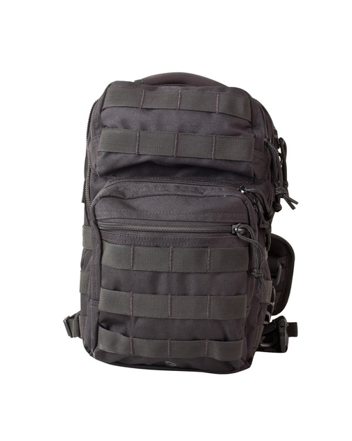 Рюкзак тактичний однолямковий KOMBAT UK Mini Molle Recon Shoulder Bag 10 ltr Uni чорний (kb-mmrsb-blk) - изображение 1