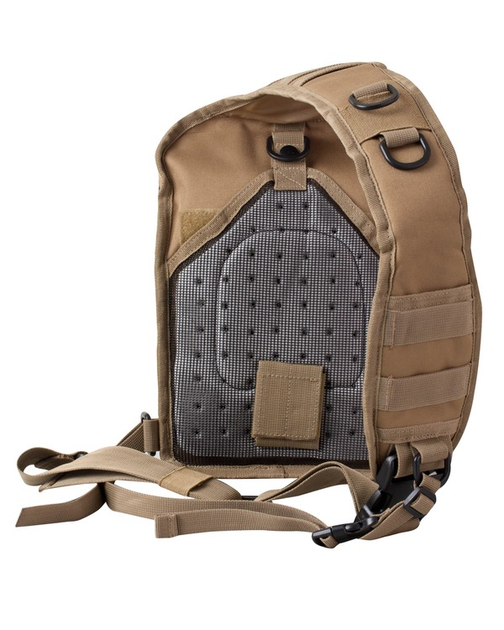 Рюкзак тактичний однолямковий KOMBAT UK Mini Molle Recon Shoulder Bag 10 ltr койот (kb-mmrsb-coy) - зображення 2