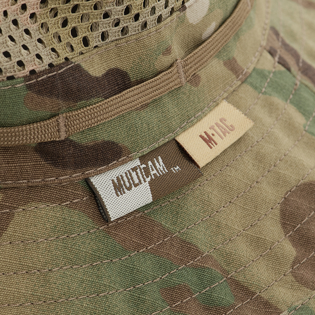 M-Tac панама з сіткою Elite NYCO Multicam, військова тактична панама, армійська панамка мультикам - Фото 6 M-Tac панама з сіткою Elite NYCO Multicam, військова тактична панама, армійська панамка мультикам - зображення 6